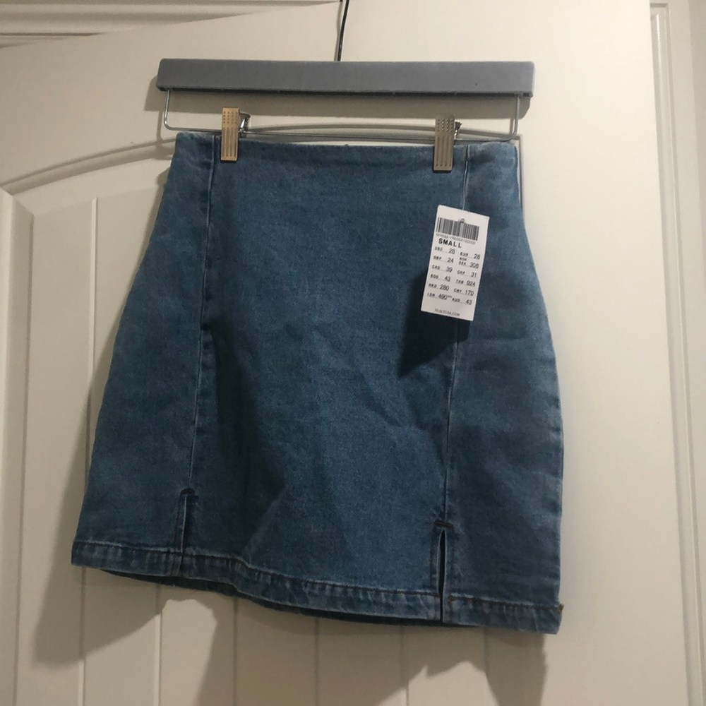 Brandy Melville denim skirt size small NWT